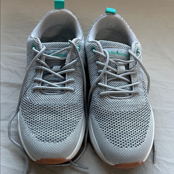 Orthocomfoot Shoes - OrthoComfoot therapeutic walking sneakers light gray